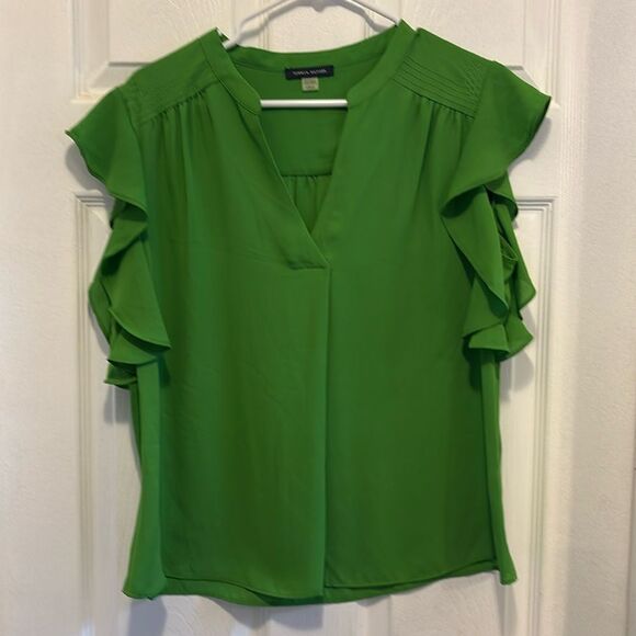 Tommy Hilfiger green top size large - Picture 1 of 6